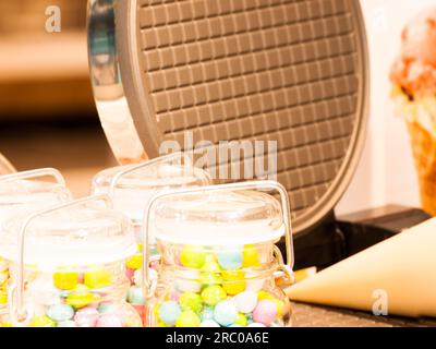 Bonbons dans un bocal Banque D'Images