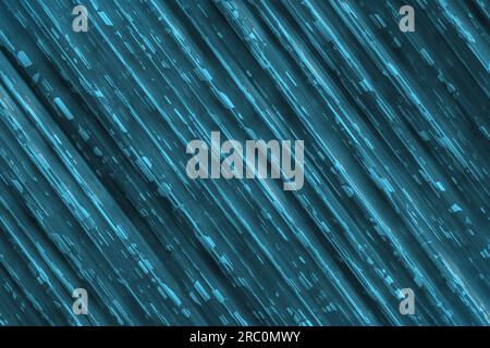 mignon bleu clair ombragé en métal poli lignes droites illustration d'arrière-plan de texture d'art d'ordinateur Banque D'Images