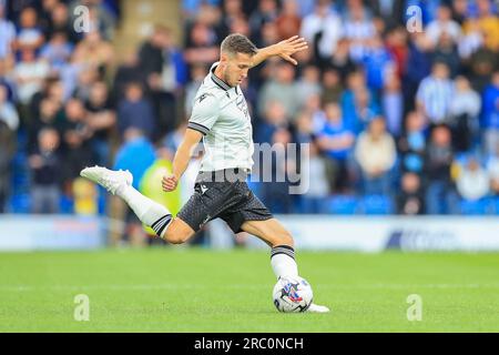 Chesterfield, Royaume-Uni. 11 juillet 2023. Le défenseur de Sheffield Wednesday Will Vaulks (4 ans) lors du match de témoignage Chesterfield vs Sheffield Wednesday Drew Talbot au SMH Group Stadium, Chesterfield, Royaume-Uni, le 11 juillet 2023 Credit : Every second Media/Alamy Live News Banque D'Images