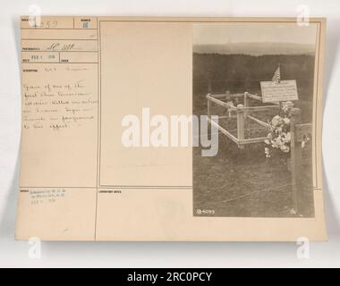 américains tués au combat en France. Provenance : photographies des activités militaires américaines pendant la première Guerre mondiale - 111-SC-4059. Banque D'Images