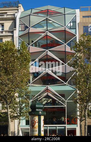 Showroom Citroën, champs-Elysées, Paris, France, concessionnaire automobile Banque D'Images