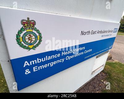 Une vue générale du QG du North East Ambulance Service à Newcastle, car les patrons du service ont présenté des excuses aux familles après que le personnel ait été accusé de couvrir des erreurs et de cacher des preuves aux coroners lorsque les patients sont morts. Banque D'Images