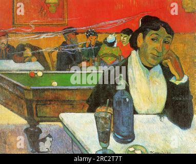 Café de nuit à Arles (Madame Ginoux) 1888 ; Arles-sur-tech, France de Paul Gauguin Banque D'Images