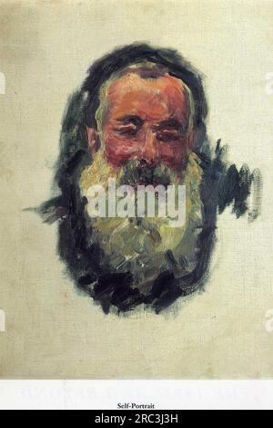 Autoportrait 1917 de Claude Monet Banque D'Images