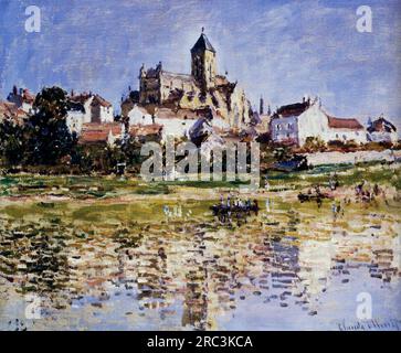 L'église de Vetheuil 1880 par Claude Monet Banque D'Images