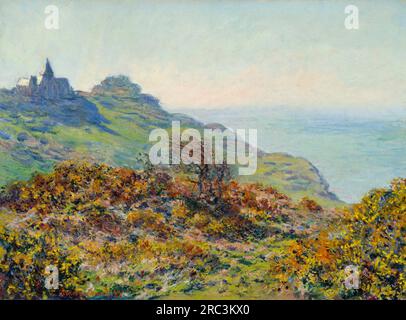 L'église de Varengeville et les gorges des Moutiers 1882 par Claude Monet Banque D'Images