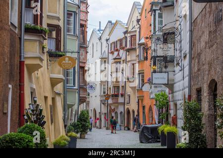 Hall in Tirol, Rosengasse, Tyrol, Autriche Banque D'Images