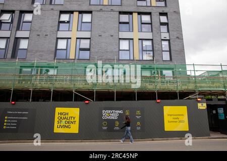 Unite logement étudiant à Netherthorpe, Sheffield. Banque D'Images