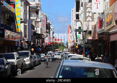 GUADELOUPE, FRANCE - 6 DÉCEMBRE 2019 : visite du centre ville de Pointe-à-Pitre, Guadeloupe. Pointe-à-Pitre est la plus grande ville de Guadeloupe. Banque D'Images