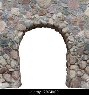 La texture d'une arche en pierre sauvage Banque D'Images