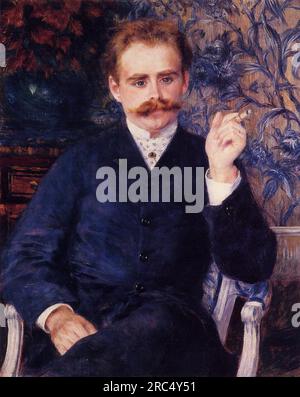 Albert Cahen d`Anvers 1881 par Pierre-Auguste Renoir Banque D'Images