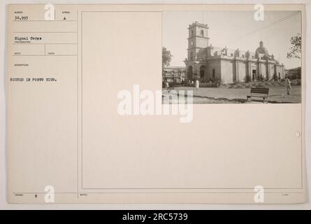 Soldats américains stationnés à Porto Rico pendant la première Guerre mondiale, capturés en noir et blanc. Banque D'Images