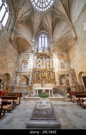 Sépulcre de Juan García de Castro y Teresa de Múgica Chapelle de la Nativité dans l'église de San Gil, Burgos Banque D'Images