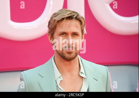 Cineworld Leicester Square, Londres, Royaume-Uni. 12 juillet 2023. Ryan Gosling assiste à la première européenne de Barbie, Londres, Royaume-Uni. Crédit : Voir Li/Picture Capital/Alamy Live News Banque D'Images