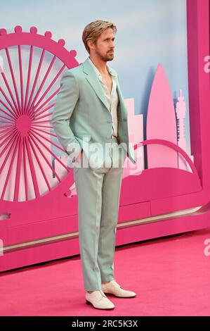 Cineworld Leicester Square, Londres, Royaume-Uni. 12 juillet 2023. Ryan Gosling assiste à la première européenne de Barbie, Londres, Royaume-Uni. Crédit : Voir Li/Picture Capital/Alamy Live News Banque D'Images