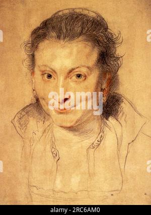 Portrait d'Isabella Brandt 1622 par Peter Paul Rubens Banque D'Images