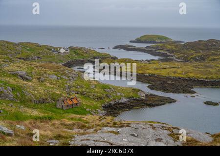 Le paysage ofd l'île de Harris près de Manish île de Harris Banque D'Images