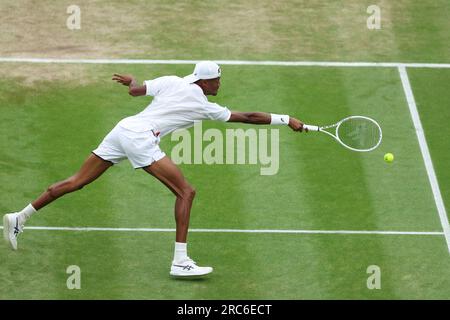 Wimbledon, Royaume-Uni. 12 juillet 2023. Lors des Championnats de Wimbledon 2023 le 12 juillet 2023 au All England Lawn tennis & Croquet Club à Wimbledon, Angleterre - photo Antoine Couvercelle/DPPI crédit : DPPI Media/Alamy Live News Banque D'Images