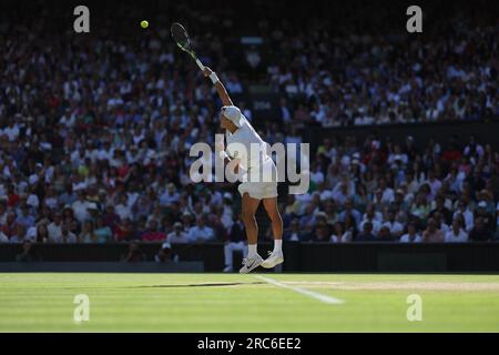 Wimbledon, Royaume-Uni. 12 juillet 2023. Lors des Championnats de Wimbledon 2023 le 12 juillet 2023 au All England Lawn tennis & Croquet Club à Wimbledon, Angleterre - photo Antoine Couvercelle/DPPI crédit : DPPI Media/Alamy Live News Banque D'Images