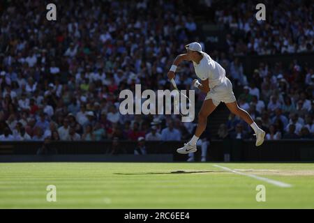 Wimbledon, Royaume-Uni. 12 juillet 2023. Lors des Championnats de Wimbledon 2023 le 12 juillet 2023 au All England Lawn tennis & Croquet Club à Wimbledon, Angleterre - photo Antoine Couvercelle/DPPI crédit : DPPI Media/Alamy Live News Banque D'Images