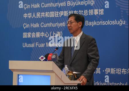 Istanbul T Rkiye Juillet Liu Shaobin Ambassadeur De Chine