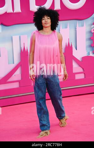 Cineworld Leicester Square, Londres, Royaume-Uni. 12 juillet 2023. Mette assiste à la première européenne de Barbie, Londres, Royaume-Uni. Crédit : Voir Li/Picture Capital/Alamy Live News Banque D'Images