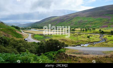 Strath de Kildonan à Kilphedir Banque D'Images