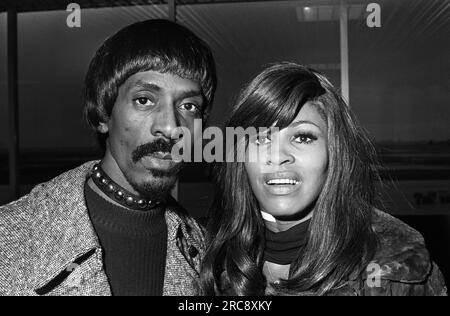 IKE et Tina Turner. Rob Mieremet. 28 Jan 1971. Banque D'Images