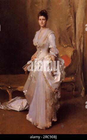 MRS. Henry White (Margaret Daisy Stuyvesant Rutherford) 1883 par John Singer Sargent Banque D'Images