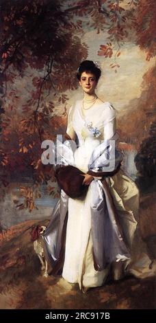 Portrait de Pauline Astor 1898 par John Singer Sargent Banque D'Images