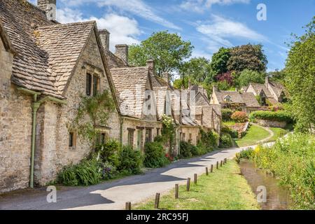 Géographie / voyages, Grande-Bretagne, Gloucestershire, Cirencester, Arlington Row in Bibury, Cotswolds, INFORMATIONS-AUTORISATION-DROITS-SUPPLÉMENTAIRES-NON-DISPONIBLES Banque D'Images