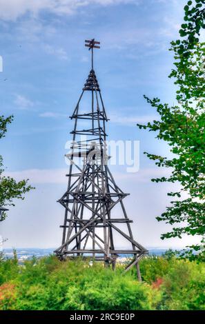 Vermessungsturm im Freilandmuseum Kommern in Nordrhein-Westfalen BEI Bonn ; Eifel ; Deutschland ; Europa Banque D'Images