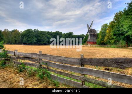 Windmühle im Freilandmuseum Kommern in Nordrhein-Westfalen BEI Bonn ; Eifel ; Deutschland ; Europa Banque D'Images