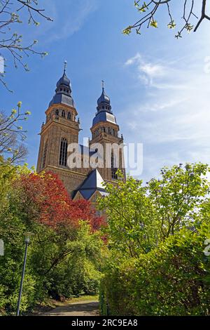 Schum-Stadt, Kapuzinerpark, Kirche, Sankt Joseph Banque D'Images