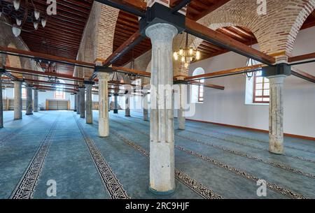 Innenaufnahme der Alaeddin Keykubad Camii oder Alauddin Qayqubad Moschee, Konya, Tuerkei |vue intérieure de la mosquée Alauddin Qayqubad, Konya, Turquie| Banque D'Images