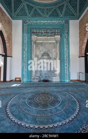 Innenaufnahme der Alaeddin Keykubad Camii oder Alauddin Qayqubad Moschee, Konya, Tuerkei |vue intérieure de la mosquée Alauddin Qayqubad, Konya, Turquie| Banque D'Images