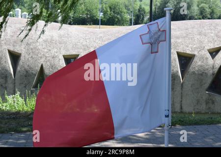 Drapeau de Malte Banque D'Images