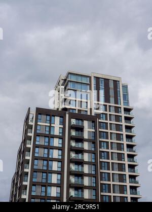 Luxe Verto, Tower Block, Reading, Berkshire, Angleterre, ROYAUME-UNI, GB. Banque D'Images