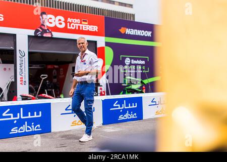 Rome, Italie. 13 juillet 2023. BELMONDO Paul, Driver Advisor, portrait lors de l'ePrix Hankook Rome 2023, 10e réunion du Championnat du monde ABB FIA Formula E 2022-23, sur le circuit Cittadino dell'EUR du 14 au 16 juillet 2023 à Rome, Italie - photo Bastien Roux/DPPI crédit : DPPI Media/Alamy Live News Banque D'Images