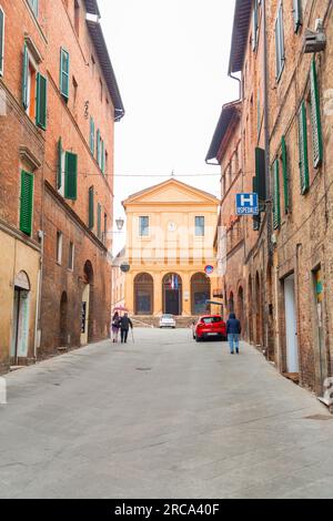 Sienne, Italie - APR 7, 2022: Le monastère de San Girolamo en Campansi est un ancien couvent situé sur la via Campansi Siena, région de Toscane, Italie. Banque D'Images