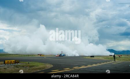 Camion Flash Fire Jet Banque D'Images