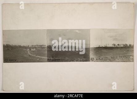 Les soldats de l'armée américaine participent à des activités d'entraînement pendant la première Guerre mondiale. On voit les soldats participer à divers exercices et exercices, démontrant leurs prouesses physiques et leur préparation au combat. Ces activités de formation ont été cruciales pour préparer les soldats aux défis auxquels ils seraient confrontés sur le champ de bataille. Banque D'Images