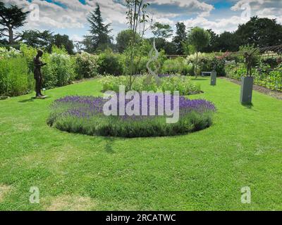 Jardins De Helmingham Hall Banque D'Images