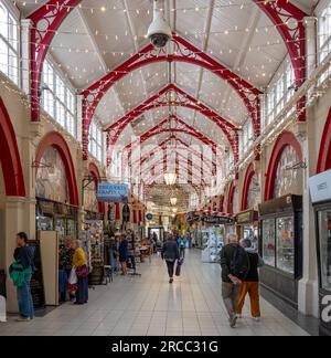 13 juillet 2023. Inverness City, Highlands and Islands, Écosse. C'est l'intérieur du marché Victoria dans le centre-ville d'Inverness. Banque D'Images