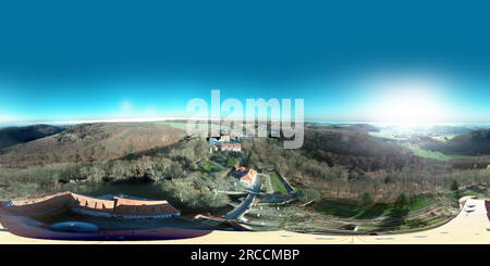 Vue panoramique à 360° de Leinefelde - Worbis | Eichsfeld - Burg Bodenstein