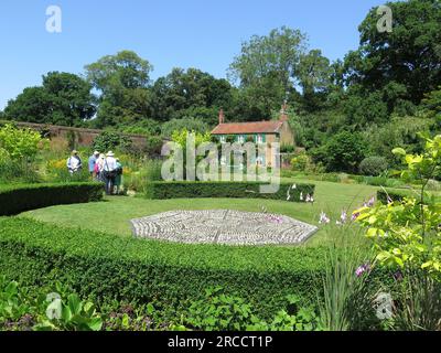 Jardins de Hoveton Hall Banque D'Images