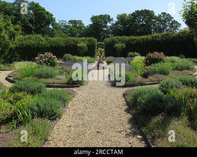 Jardins de Hoveton Hall Banque D'Images