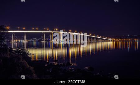 Pont sur la rivière Derwent à Hobart, Australie Banque D'Images