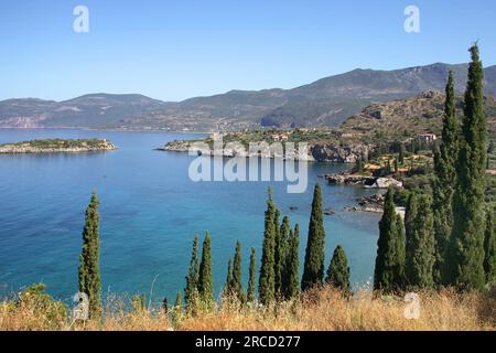 Kalamitsi Beach, Messinia, Péloponnèse, Grèce Banque D'Images