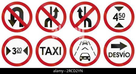 Pas de demi-tour en Colombie. Banque D'Images